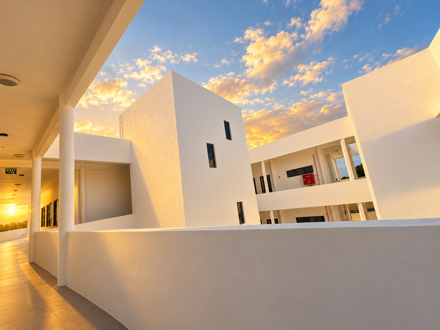 Architecture of the Beau Vallon Technical Education Centre
