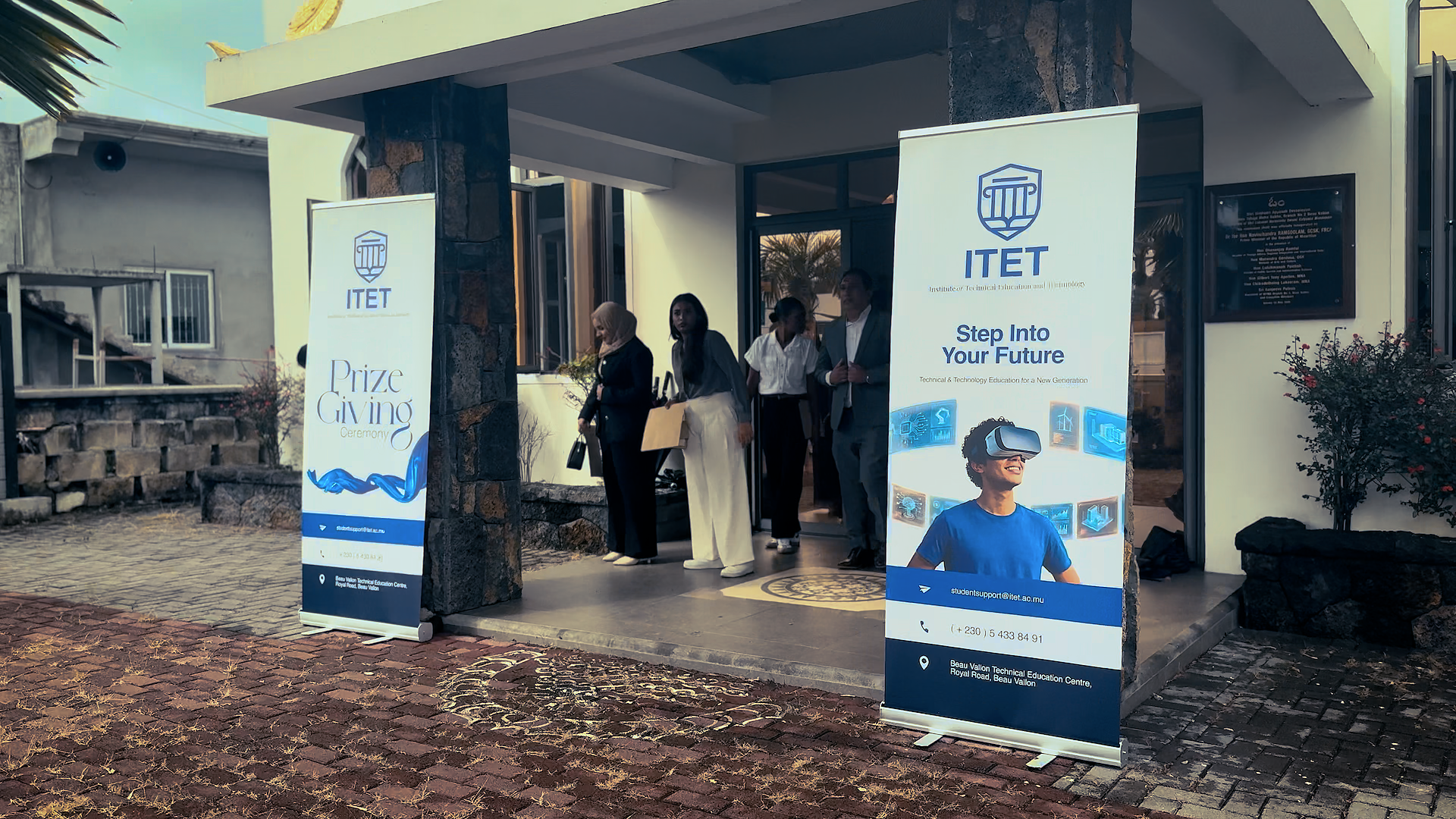 ITET prize-giving event entrance